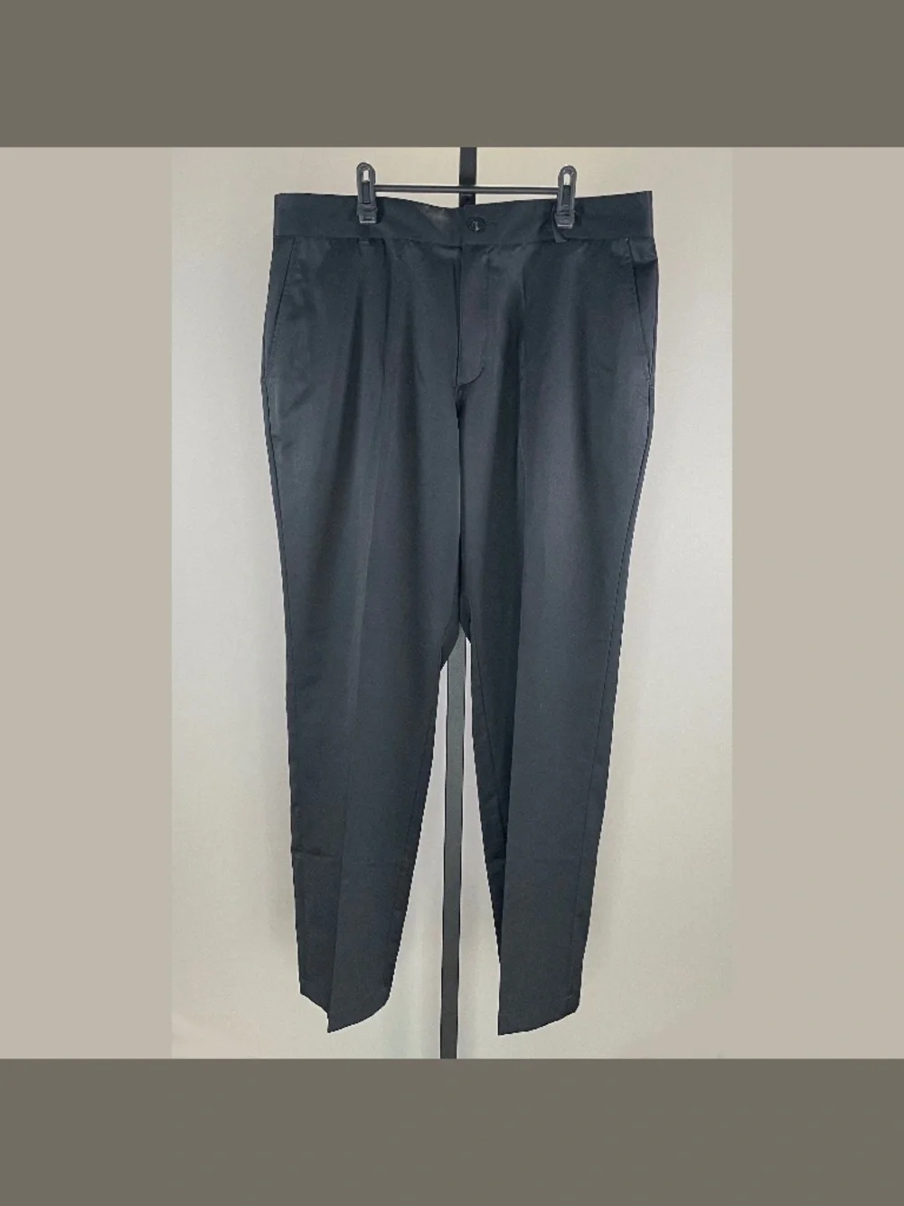 NEW Adidas Pants Mens 36 black straight leg golf tech outdoor sports